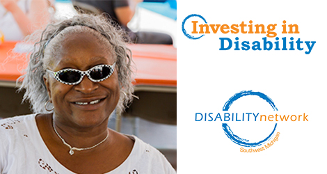 Eva. Text: Investing in Disability