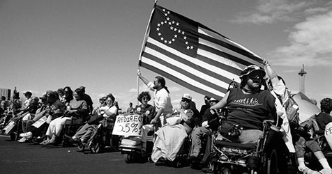 Disability rights activists 